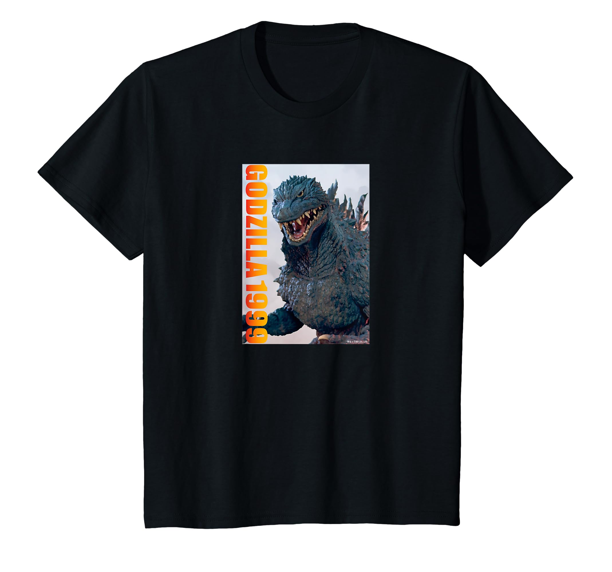 

2000 Godzilla Kids Godzilla Millennium (1999) T-shirt чёрный