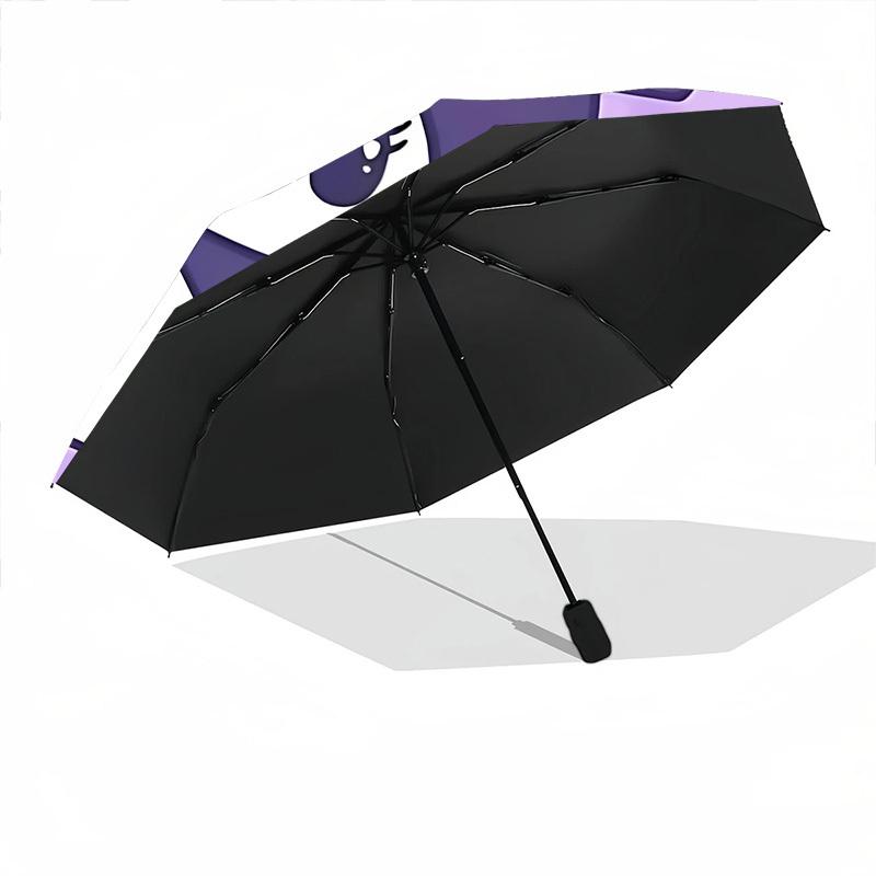1pc Kuromi Automatic Umbrella Durable Iron Frame & Plastic Handle, Gift for Men & Women, Sturdy Construction yy250902009