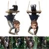 Venkovní roztomilé závěsné sochy závěsné sochy elfů pryskyřičné houpací zahradní dekorace houpací lesní sochy elfů vhodné pro venkovní pohádkovou zahradu
