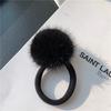 Mink Fur Ball Rope Female Korean Cute Simple Plush Hair Rope Headdress Online Celebrity Temperament Hair Band Elastic Hair Accessories.
