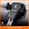 Suporte de Telefone para Carro Suporte de Clipe para Saída de Ar do Carro Suporte Celular Móvel Suporte GPS Para Peugeot 106 107 205 206 207 208 301 308 307 3008 5008