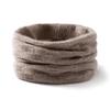 Women's 100% Pure Cashmere Plaid Neck Warmer - Stylish and Warm Knitted Protector