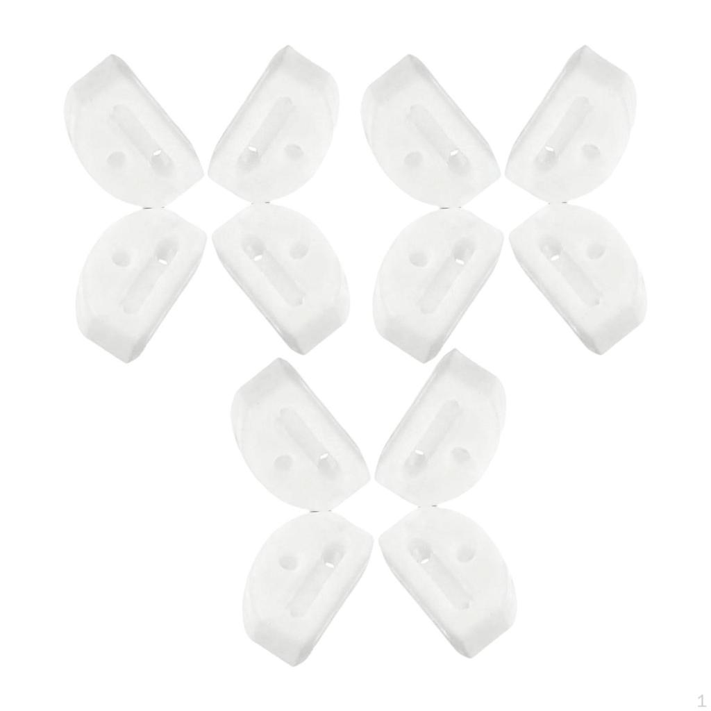 12 kusů lehkých zámků strun pro klasickou kytaru, 3 otvory