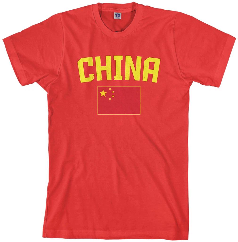 Threadrock Men s China Flag T shirt Chinese National Team L
