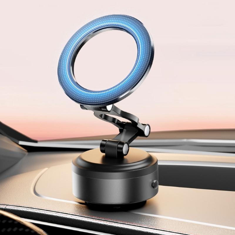 Vehicle Phone Mount Bracket Holder Vacuum Suction with Vacuum Attachment 360 Degree Rotation for Safe Driving Experience