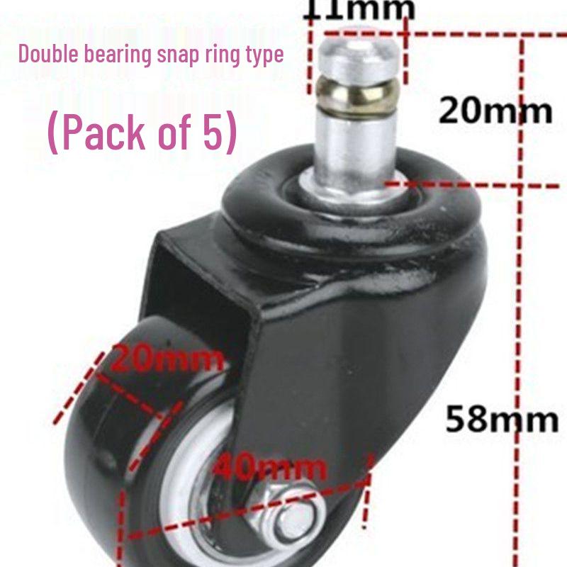 Universal Rolling Salon & Barber Master Chair with Large Work Stool