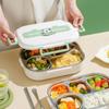 Cute Panda Lunch Box 304 Stainless Steel Office Worker Microwae Heating Bento Box with Tableware Thermal Insulation Bag Meal Box