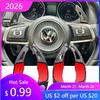 BNM1 2026 New For VW VOLKSWAGEN Hub Caps Steering Wheel Paddle Shift For Volkswagen VW Golf 7 Rline 7.5 GTI Tiguan Sciricco Touran X