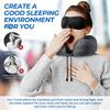Travel Pillow, Travel Pillows for Sleeping Airplane, Removable Cover Neck Pillow with Adjustable Clasp, Memory Foam Neck Pillow Set with Eye Mask,