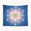 Sacred Geometry Tapestry Bohemian Hippie Mandala Tapestry Meditation Theme Tapestries Witchcraft Astrology Pattern Wall Hanging