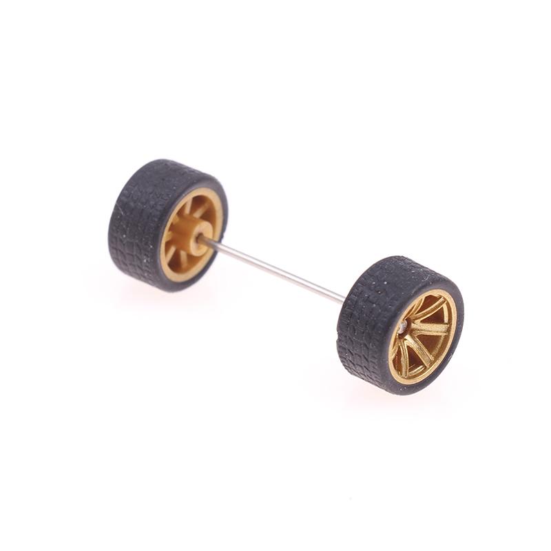 4 sztuk/zestaw 1:Koła w skali 1/64 do Hotwheels Model samochodu z gumowymi oponami Części modyfikowane