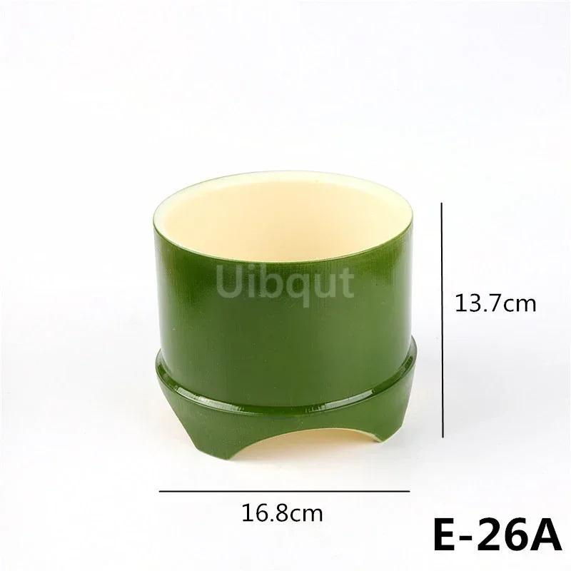 Imitation Bamboo Clear Wine Pot Bamboo Barrel Dry Ice Barrel Cuisine sushi boat bento Tattoo decorations Bamboo tube wine set