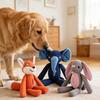 Hundetyggelegetøj Pibende Hundelegetøj Sød Kæledyrsform Hvalpelegetøj Indbygget Lyd Kæledyrslegetøj Interaktivt Tyggelegetøj Vaffel Plys til Hunde Mundhygiejne