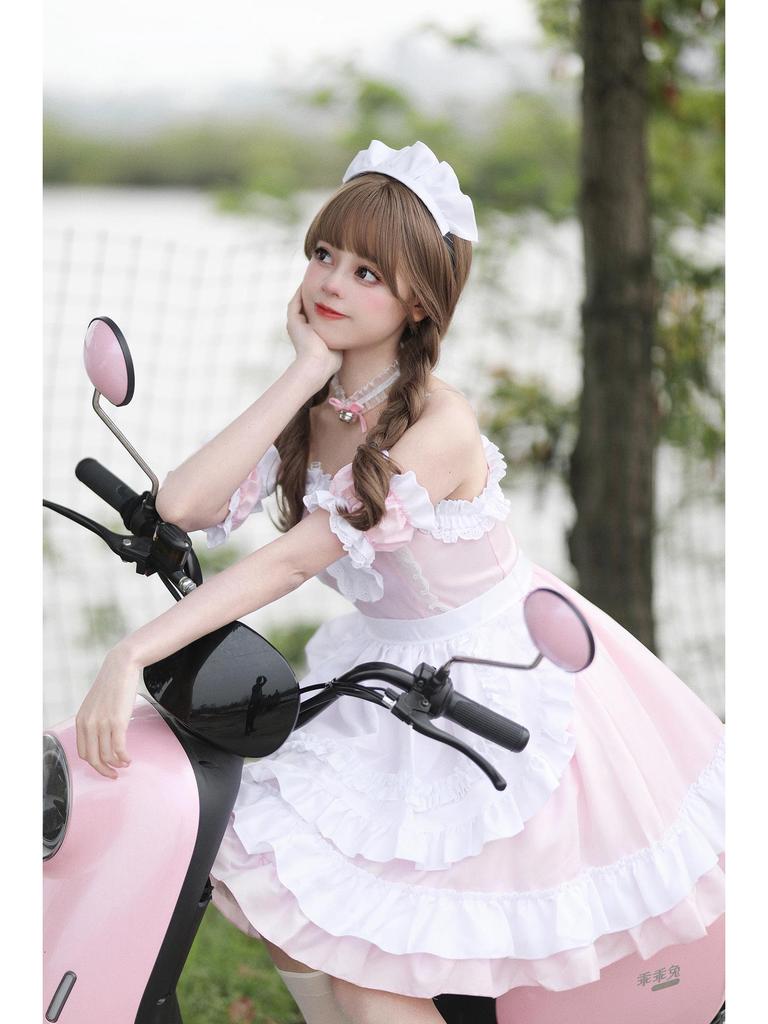 Maid Cafe Lolita Cosplay Dress – Sexy Women's Anime Role Play Outfit