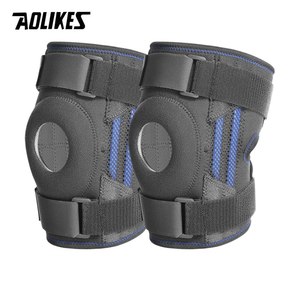 Silicone Spring Knee Pads With Straps For Basketball Running Volleyball Joint Pain Relief Arthritis Knee Support Protector