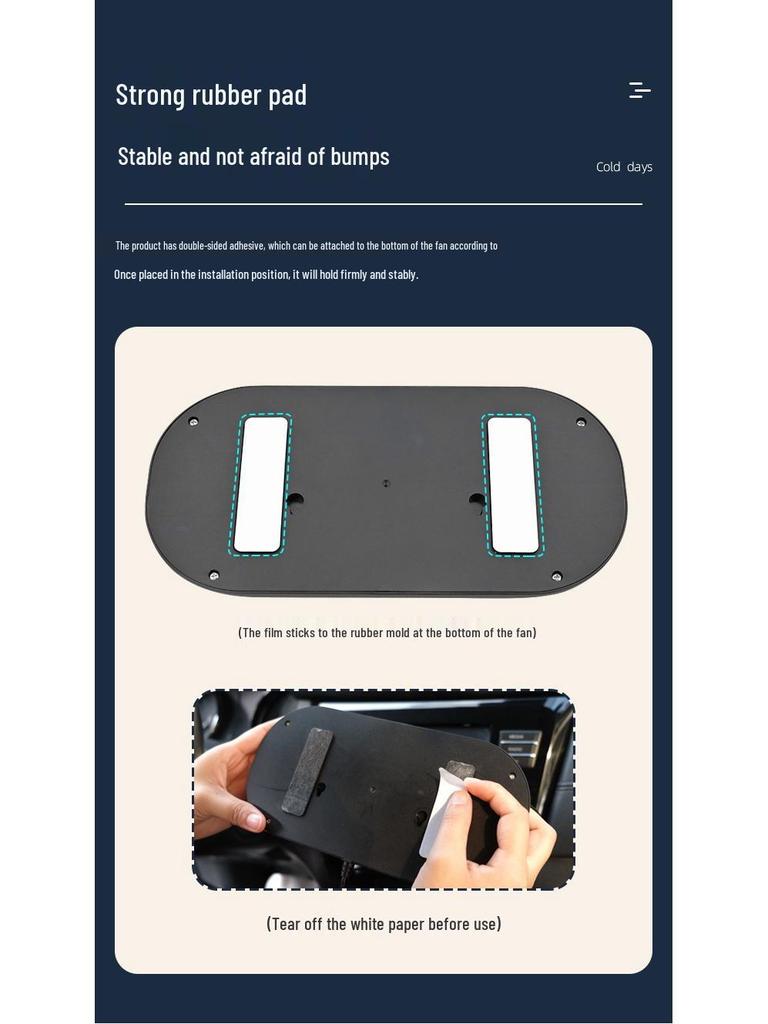 USB Double Head Car Fan - Instant Cooling for Various Vehicles - 12V/24V