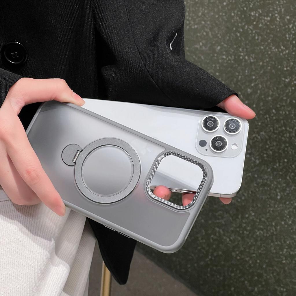 The Rotating Magnetic Stand Is Suitable for Skin-feel Heat Dissipation of IPhone16 Phone Cases and Apple 14 Soft Cases