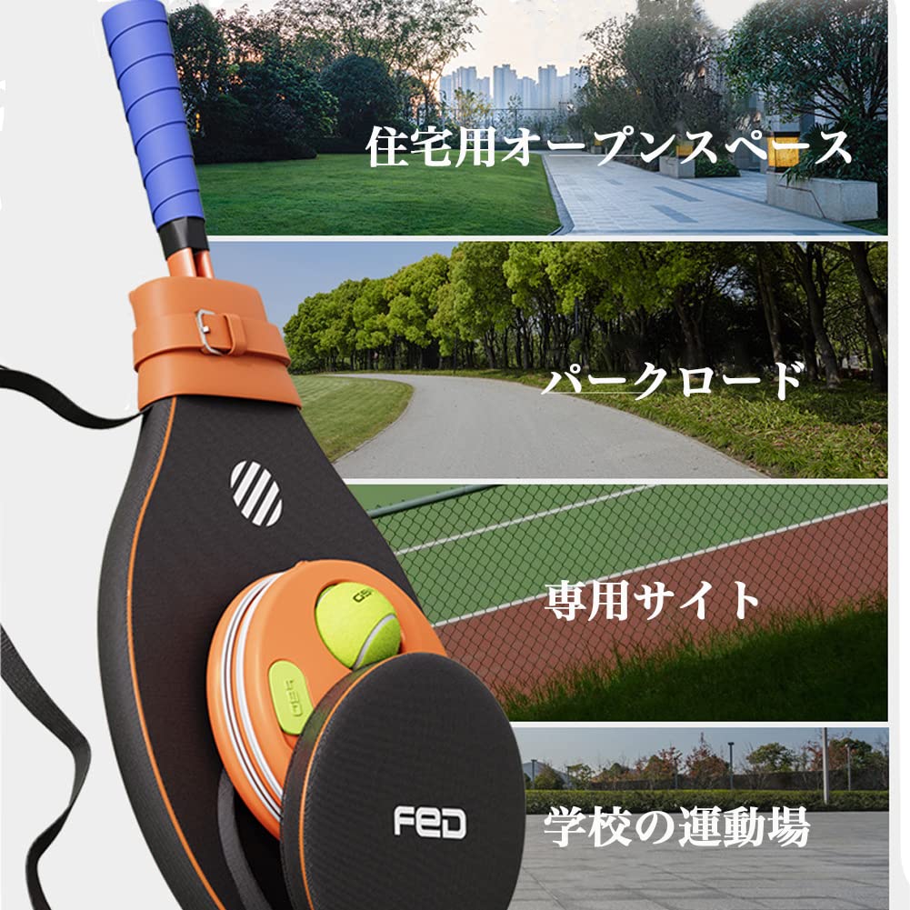 Cukulife Tennis Trainer Set, Tennis Trainingsausrüstung, Perfekt für das Solo-Tennistraining! Solo-Tennistrainer mit Tennisschläger-Rucksack, Enthält Ra