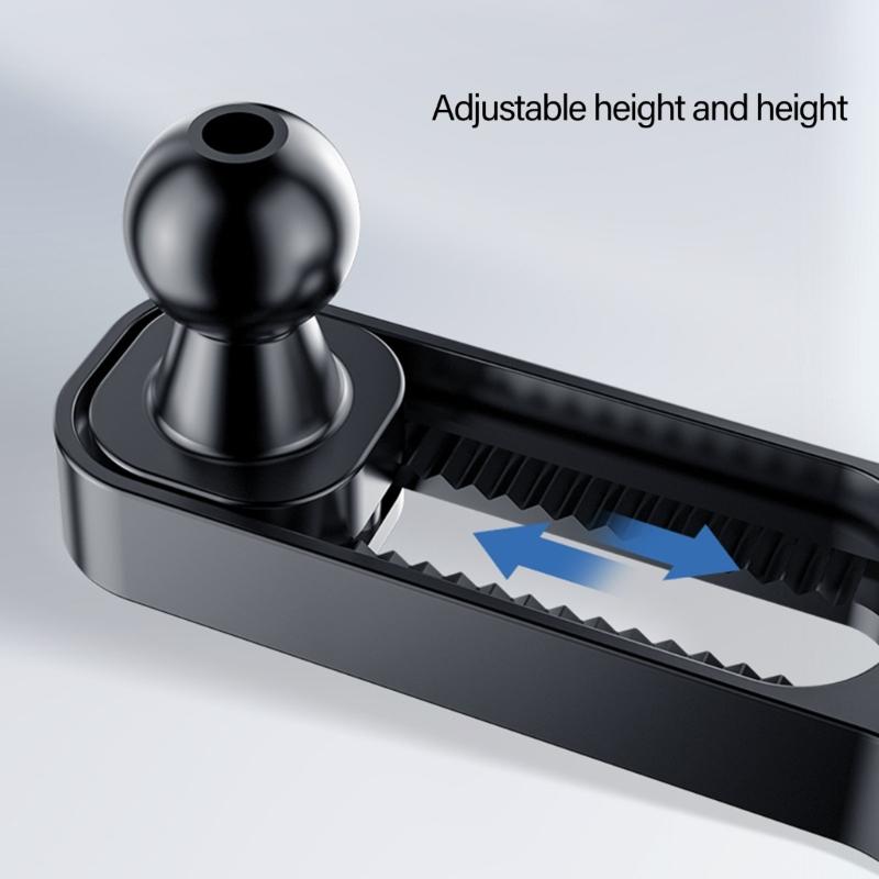 17mm Rotating Ball Joint Extension Arm Adapter Suitable For Car Phone Holder & Navigation Mount With Adjustable Rotation