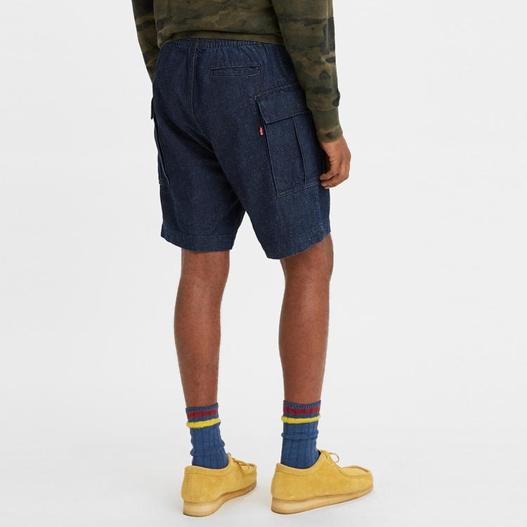 Levis Casual Loose Multi-Pocket Denim Shorts Men Shorts Blue 54849-0002