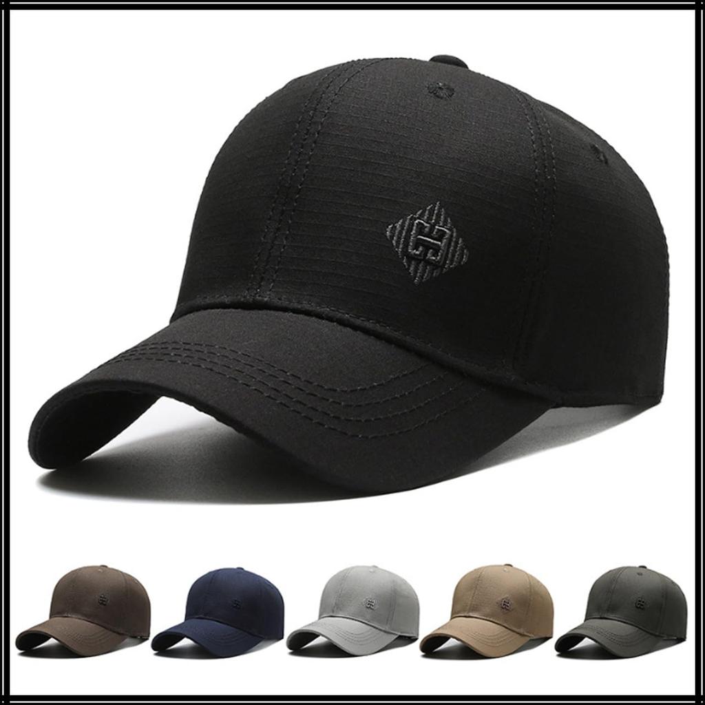 Hat with a Single Baseball for CA999 [White Fang] Brim, Cap, Stylish, Fashionable, Cool, Men, (light Gray)