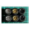 Scale Custom Set of for and Approximately for Miniature 1/64 Wheels, 3, SUVs, Off-road Tires, Silver, Gold, Black, AH0029, 14.0mm, Cars, Etc. [Used]