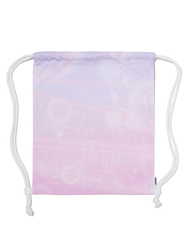 Kirsh X Sunonebird Full Print Gym Sack [Pink]