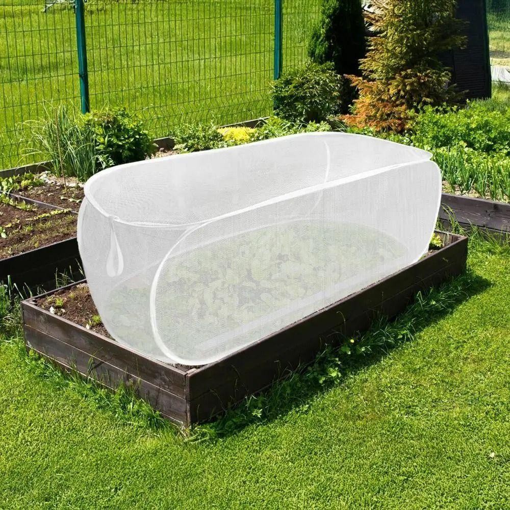 Bird Control Garden Row Covers Foldable Mesh Plant Cage Garden Trellis Netting Outdoor Gardening
