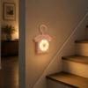 Human Body Induction LED Night Light, Magnetic Rechargeable Lamp for Wardrobe, Toilet, Hallway, Cabinet, Soft Ambient Light Safe for Mom and Baby Use