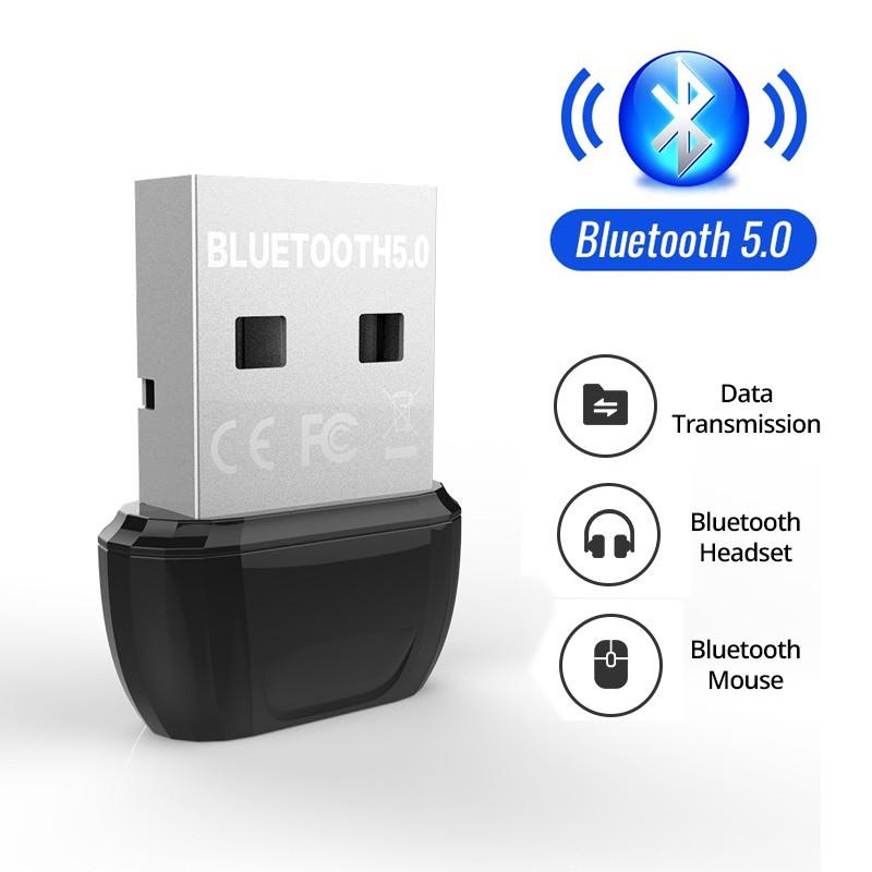 FONKEN 5.0 Bluetooth Adapter Wireless USB Adapters for Pc Laptop Receptor Earphone Audio Printer Data 4.0 Dongle Receiver