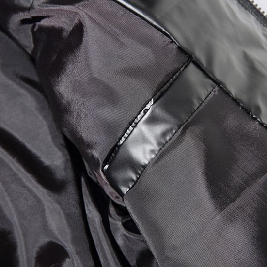 Winter Men Jacket Bright Surface Solid Color Hooded Cotton Padded Windproof Hoodie Streetwear