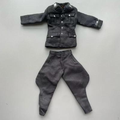 1:6 Jacket with Trouser Costume Retro Cosplay Realistic Long Sleeve Top Outfit Mini Apparel Suit for