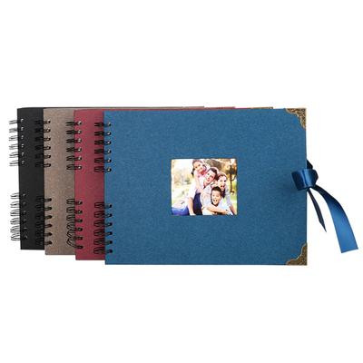 DIY Handgemachtes Fotoalbum mit Fenster Wasserdicht Multifunktionales Sammelalbum Ideales Geschenk