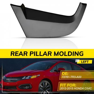 For Honda Rear 2012-2015 Civic Side Exterior Door Pillar Left Molding 1Xs