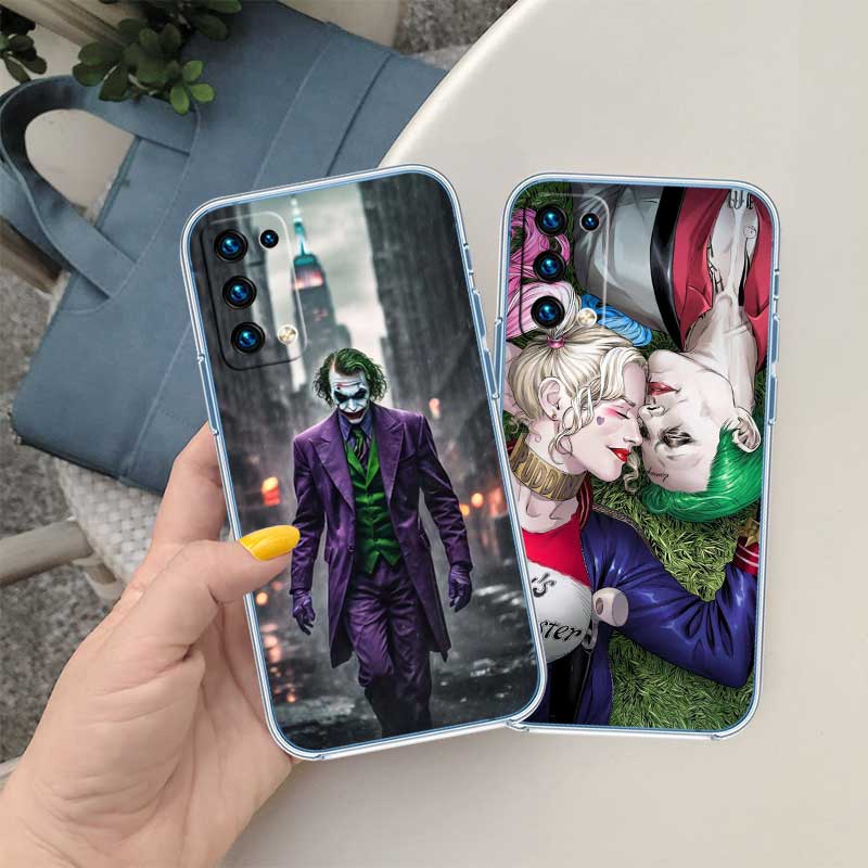 Joker Transparent Phone Case for Samsung Galaxy A04 A04S A14 A23 A34 A54 M23 M33 M52 M53