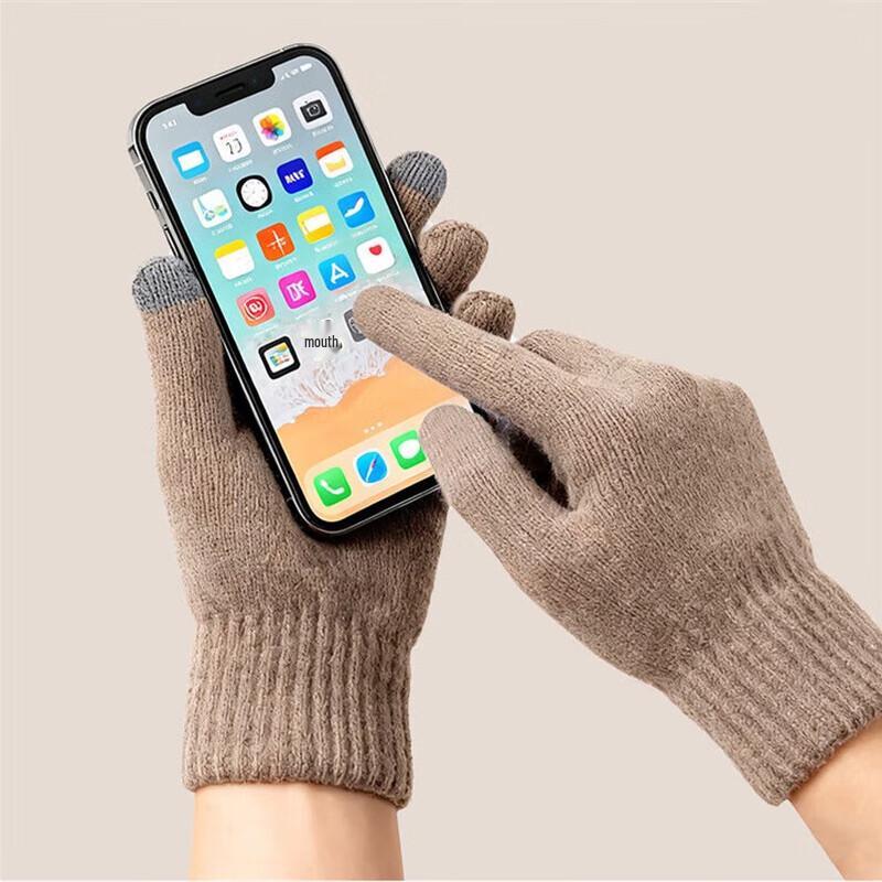 Elegant Unisex Hat and Gloves Set