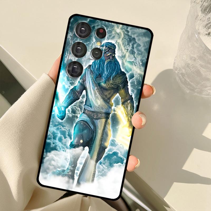 Zeus Case For Samsung Galaxy S25 Ultra S21 S22 S23 S24 Ultra S9 S10 Plus S20 FE S25 FE Back Cover