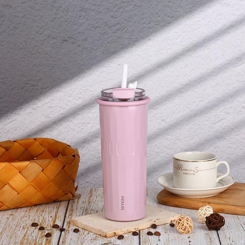Nufeng Dual-Drink Insulated Coffee Tumbler