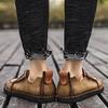 Fashion Lace-Up Loafers Comfortable Office Walking Shoes Non-Slip Business Sneakers for Men Fashion Flats New Men's Dress Casual Shoes