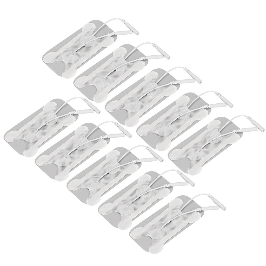 10pcs Reusable Electrode Pad Soft Self Adhesive Therapy Electrode Patch Replacement Accessory 2mm