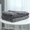 Autumn and Winter New High-gram Single-layer Double-sided Jacquard Tafu Fleece Shu Cotton Fleece Multi-functional Blankets