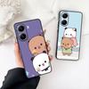 Anime B-Bubus D-Dudus Panda Bear Phone Case for Xiaomi Redmi Note 12 11 10 A3 Pro 10A 10C 12C Note12 5G Protective Cover