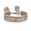 Handmade European Style Embroidered Love Bracelet with Tassels for Girls