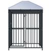 VidaXL Chenil Extérieur avec Toit pour Chiens Cage pour Chiots Animaux Jardin 145762