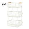 Home Organization Rack 2/3 Layer Countertop Organizer Rack, Heavy Duty Fruit Basket Stand, Metal Storage Space Saving Carbon Steel for Kitchen, Pantry