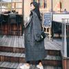 Nouveau Manteau d'hiver à carreaux ample de Style coréen pour femmes, mi-long,