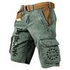Pantaloni scurți de vară imprimați pentru bărbați, pentru exterior, pantaloni scurți largi pentru bărbați, cu buzunare multiple