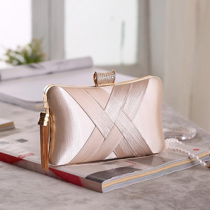 Evening Bags Tassel Fashion Ladies Day Clutch Bag Small Shoulder Handbags Female Party Wedding Evening Bag for Women Phone Purse