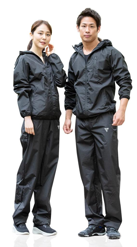 SPALTAX and Sauna Suit Waterproof Rainwear Women's Men's Set, Raincoat,