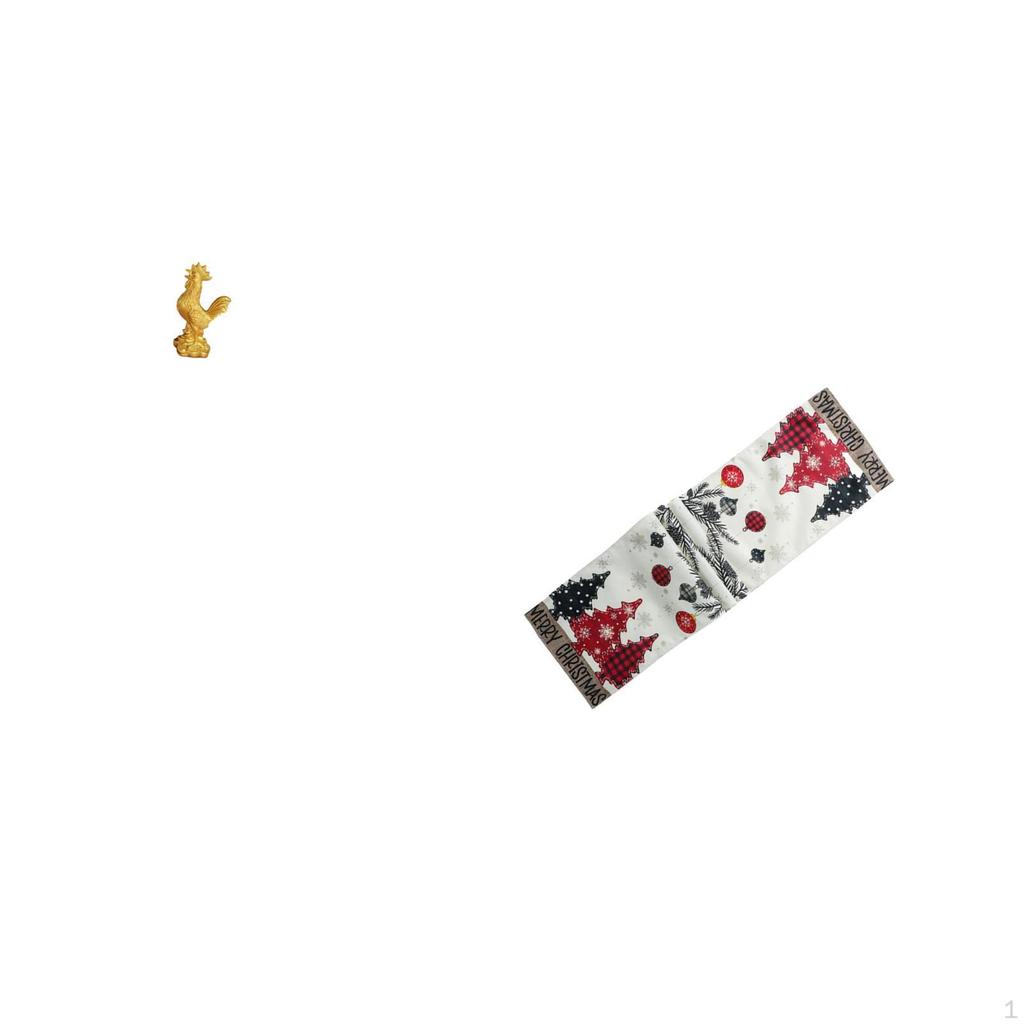 Festive Sculpture Table Runner Home Decor for Holiday Celebrations Seasonal Housewarming And